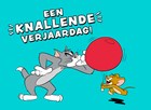 Tom en Jerry ballon knallend verjaardag